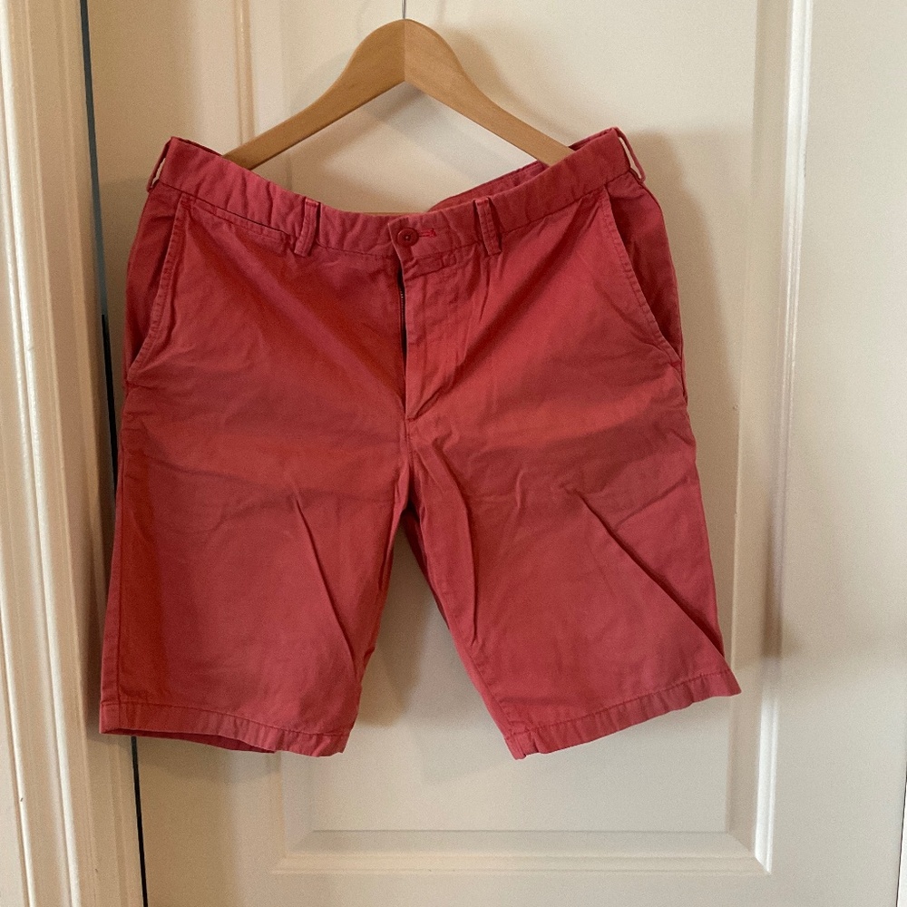 Shorts, Men’s, Reddish, Uni Qlo, Waist 30-34